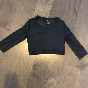 Nike Pro Hypercool Black Workout Crop Top